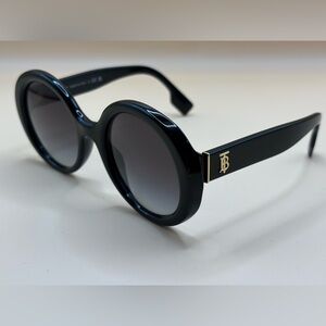 Burberry Black Round Sunglasses